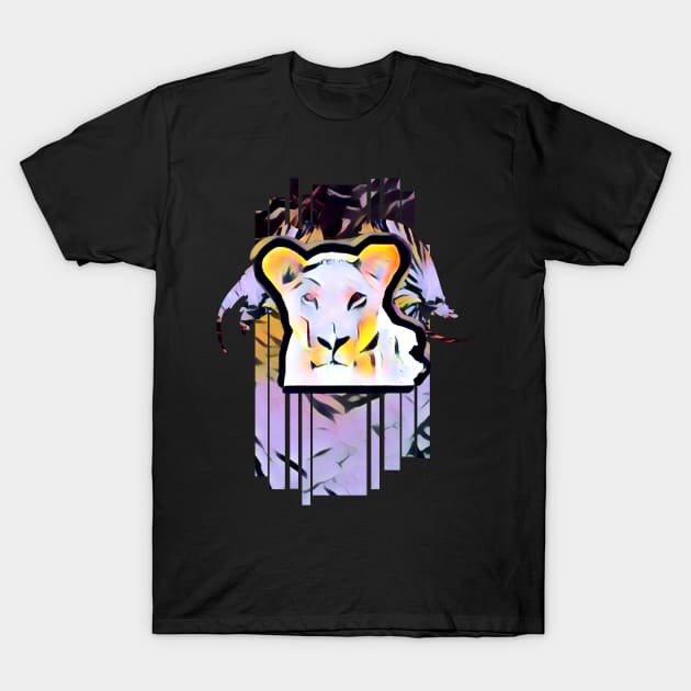 Lion Drawing Painting Design Art T-Shirt by Shadowbyte91